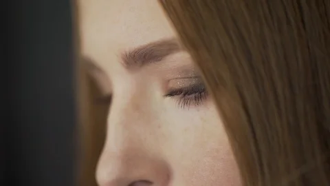 Cute young model poses for the camera Stock Footage 99715378