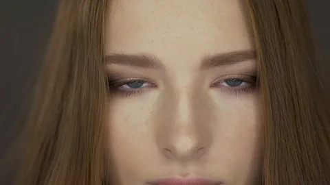 Cute young model poses for the camera Stock Footage 99717713