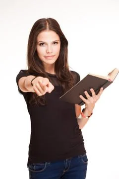 Cute young student. Stock Photos