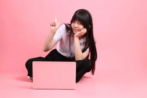 Cute Young Student Stock Photos