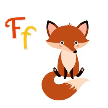 Cute zoo alphabet in vector Stock Illustration