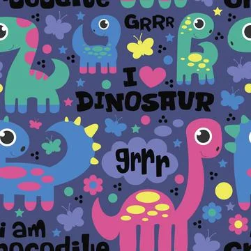 CuteDino Stock Illustration