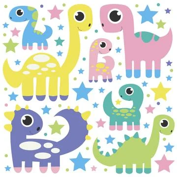 CuteDino Stock Illustration