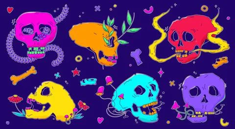 Cutie colorful elements. Stock Illustration