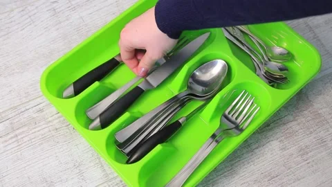 CUTLERY Stock Footage 155411666