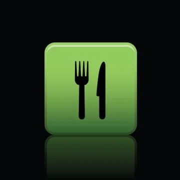 Cutlery icon web Stock Illustration