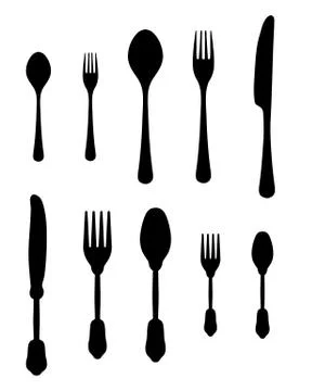 Cutlery Stock Illustration