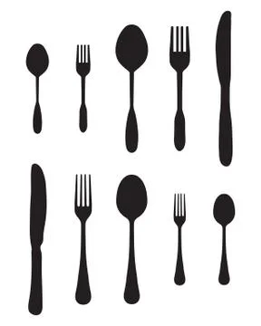 Cutlery Stock Illustration