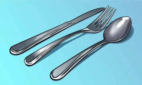 Cutlery Stock Illustration