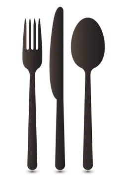 Cutlery Illustrazione stock