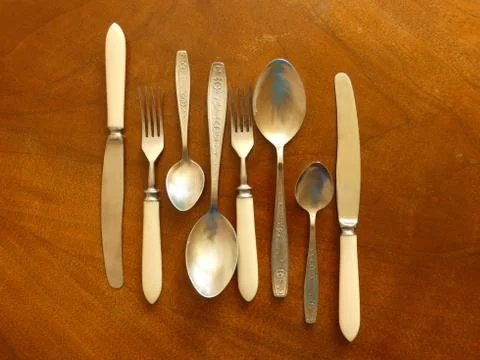 Cutlery Set Foto stock