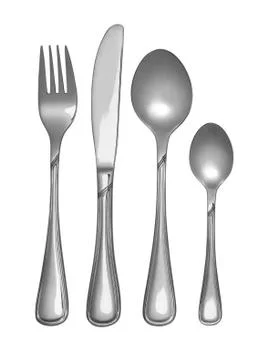 Cutlery set Stock Photos