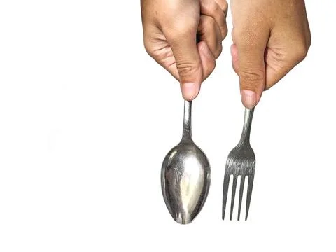 Cutlery silverware  Stock Photos