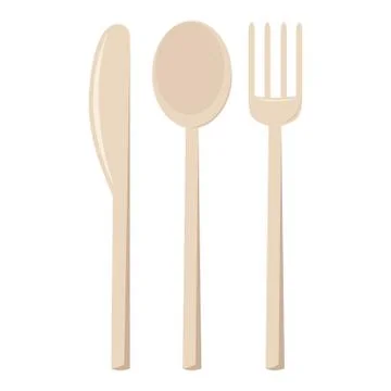 Cutlery vector illustration isolated Stock Illustration