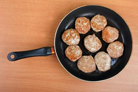 Cutlet food Stock Photos