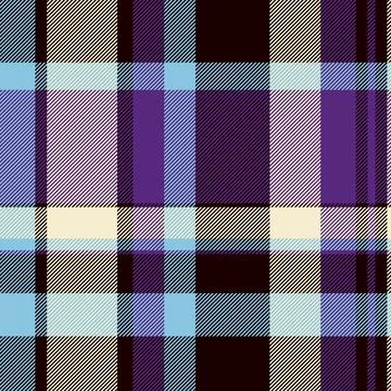 Cutout check pattern fabric, single plaid seamless textile. Teenage tartan .. Stock Illustration
