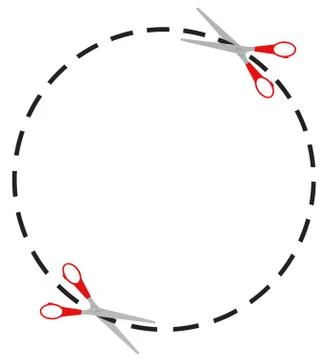 The cutout Stock Illustration