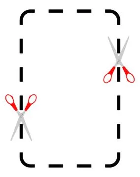 The cutout Stock Illustration