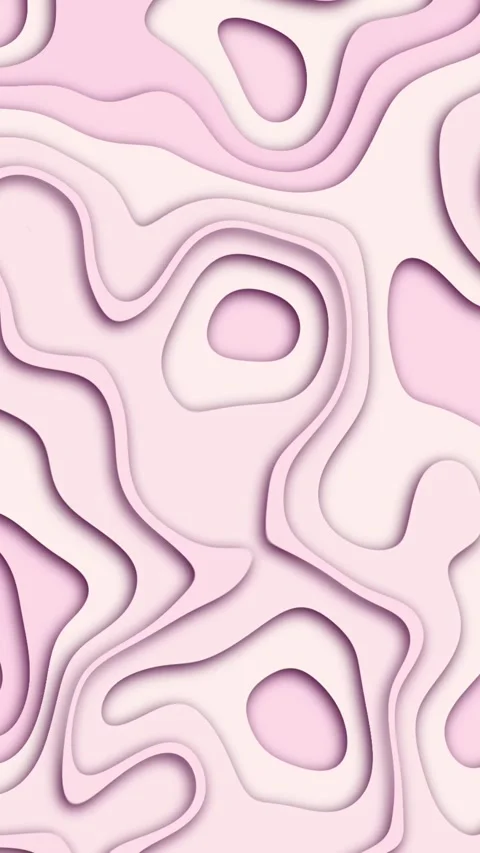 Cutout layered abstract vertical background in pastel shades of pink Vídeo Stock 320914920