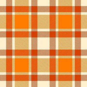 Cutout seamless pattern vector, famous check plaid textile. Pretty tartan b.. Stock Illustration