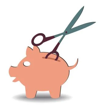 Cuts savings イラスト素材
