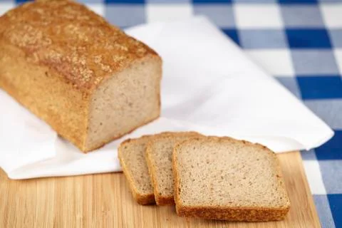 Cutted bread Stock Photos