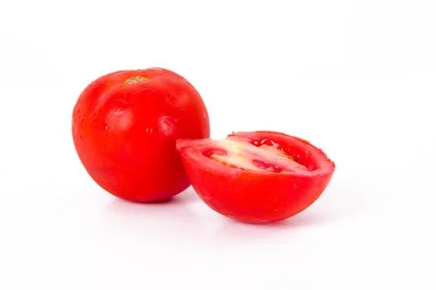 Cutted tomato Stock Photos