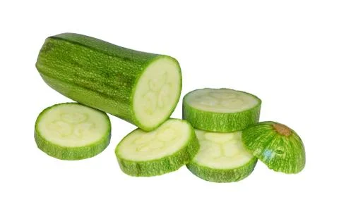 Cutted zucchini squash Stock Photos