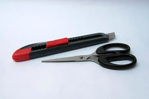 Cutter and Scissors Stock Photos