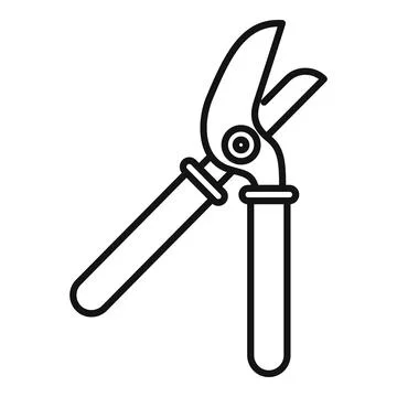 Cutter device icon outline vector. Accessory power blade Illustrazione stock