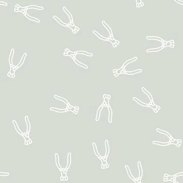 Cutter jewellery line seamless pattern Stock Illustration