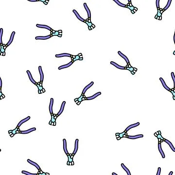 Cutter jewellery vector seamless pattern Stock Illustration