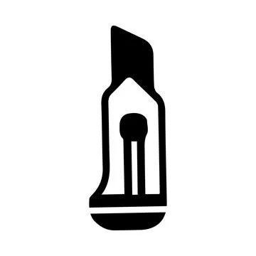Cutter, knife, kitchen knife, cutter knife icon Stock Illustration