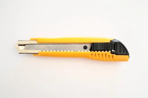 Cutter Knife, white background Stock Photos