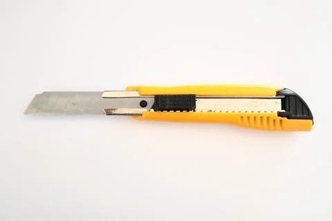 Cutter Knife, white background Stock Photos