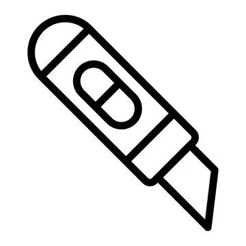 Cutter Vector Icon Design Illustration Illustrazione stock
