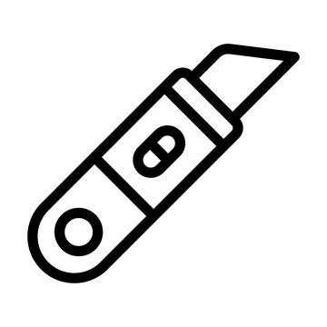 Cutter Vector Icon Design Illustration Stock Illustration