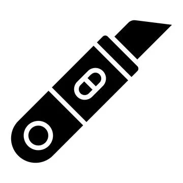 Cutter Vector Icon Design Illustration Stock Illustration