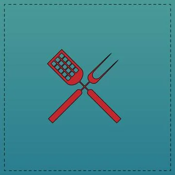 Cutters computer symbol 스톡 일러스트