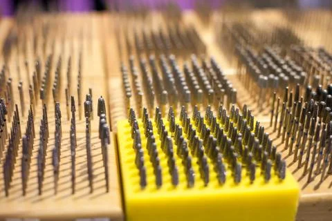 Cutters for manicure machine Stock Photos