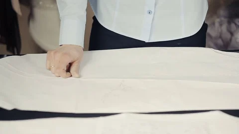 Cutting and sewing Stock Footage 83414544