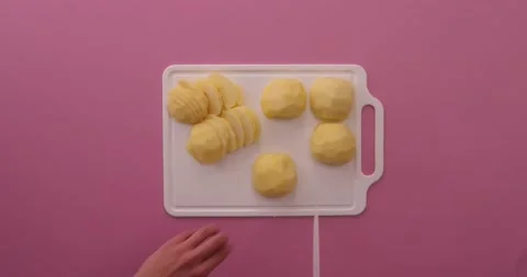 Cutting apples 2 Stock Footage 132208834