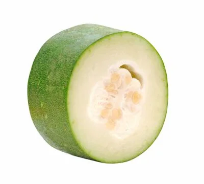 Cutting asian squash Stock Photos