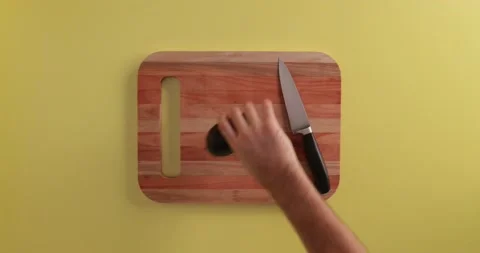 Cutting Avocado 1 Stock Footage 132152074