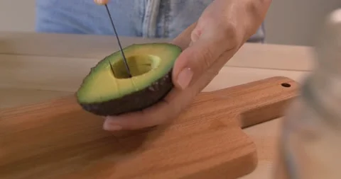 Cutting avocado Video stock 148186878