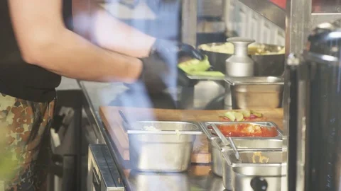 Cutting Avocado Into Slices Stock Footage 71563520