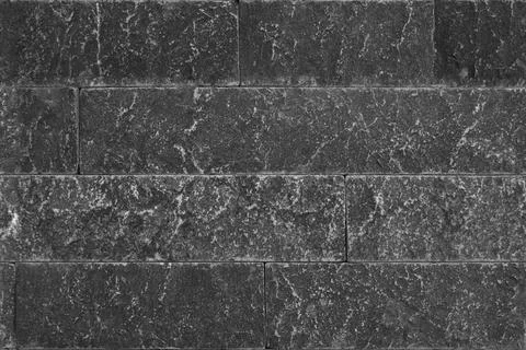 Cutting background marble wall rectangular, natural black white marble texture Stock Photos
