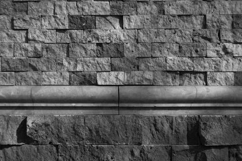 Cutting background marble wall rectangular, natural black white marble texture Stock Photos