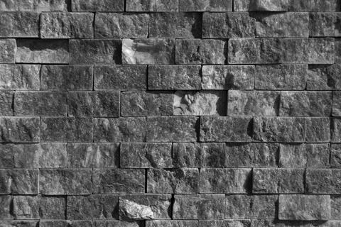 Cutting background marble wall rectangular, natural black white marble texture Stock Photos