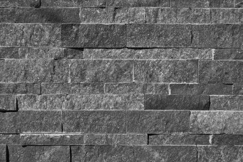 Cutting background marble wall rectangular, natural black white marble texture Stock Photos
